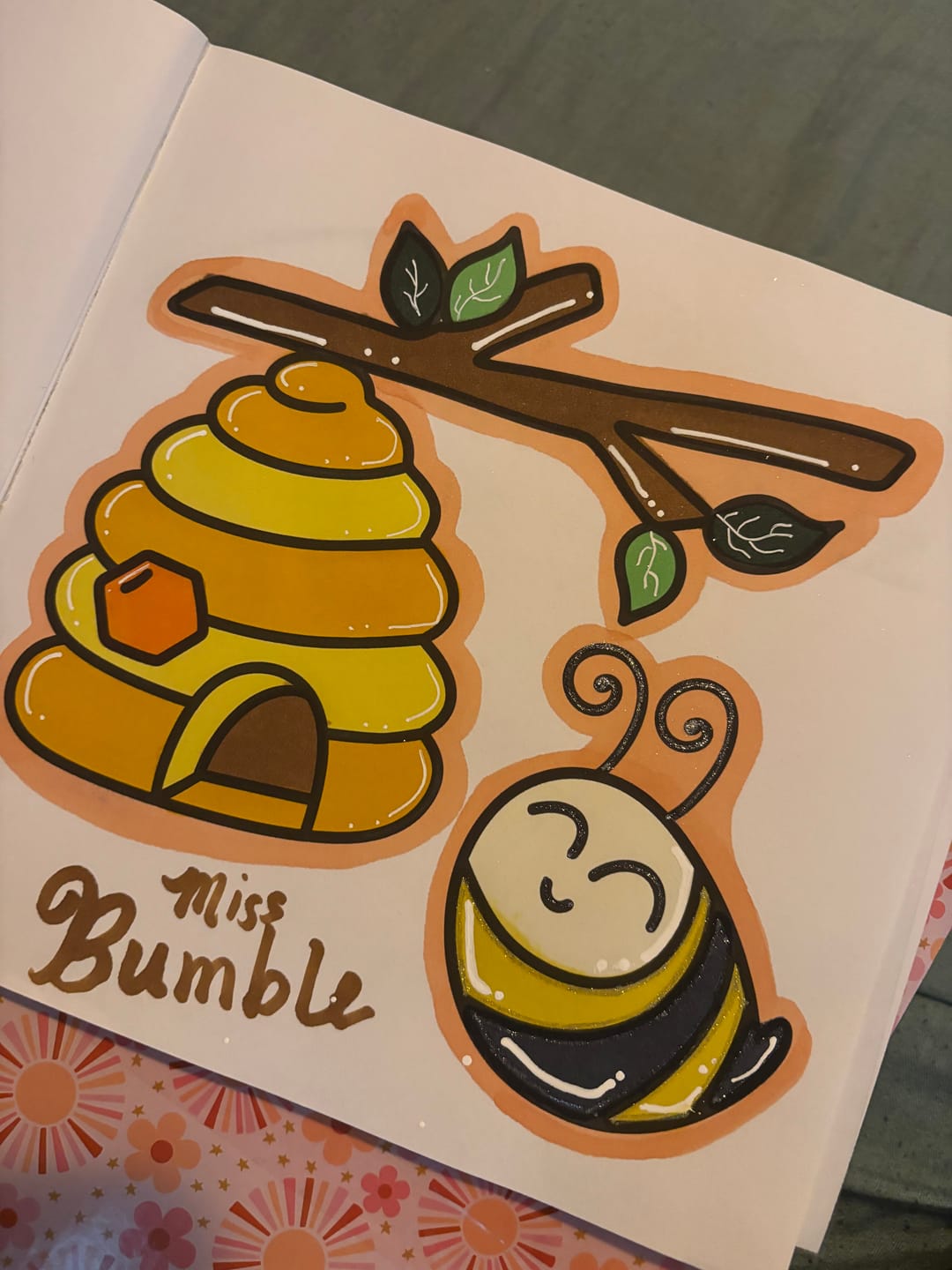 Customer photo review of 4-Pack Mystery Palette of Ohuhu Alcohol Markers