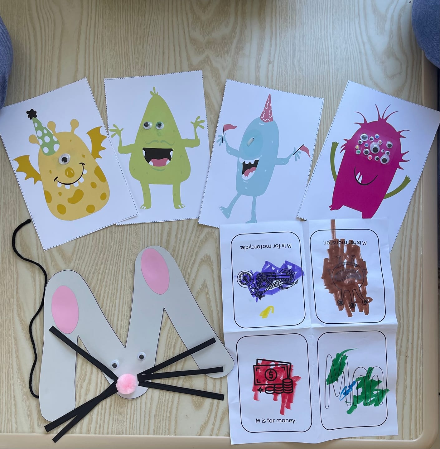 Customer photo review of The Preschool Box - Box 4