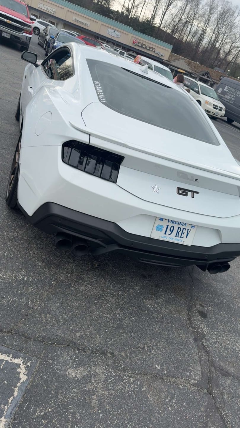 Customer photo review of 2024 + Ford Mustang S650 Euro Style Taillights Amber Turn Signal Sequential