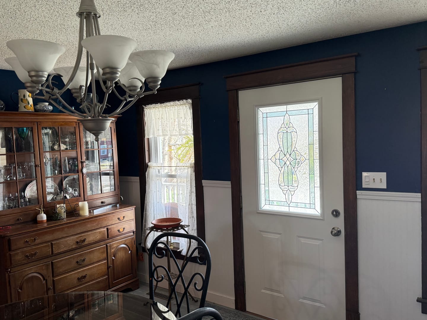 Customer photo review of Wexford Glass and Frame Kit (Half Lite 24" x 38" Frame Size)