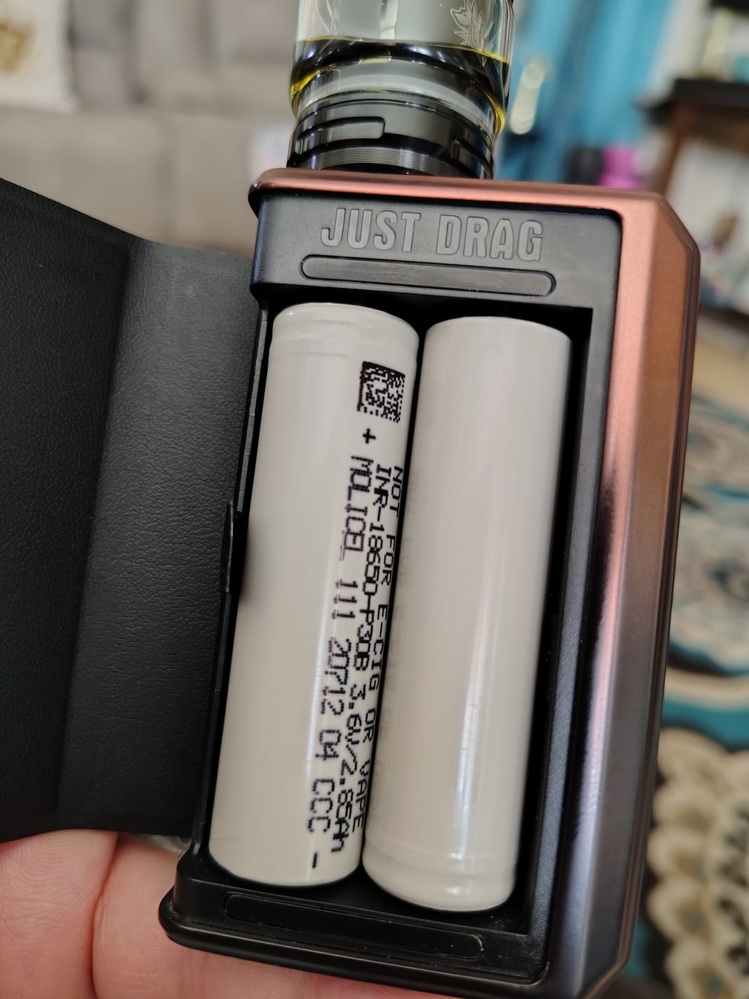 Customer photo review of Molicel P30B 18650 3000mAh 30A Battery
