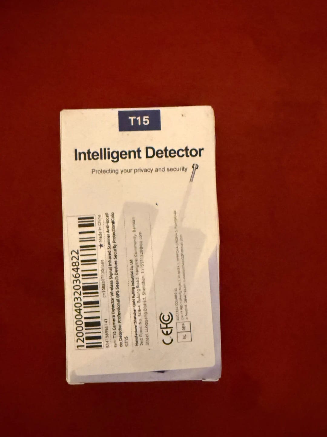 Customer photo review of Matte Black Camera Detector Wireless Infrared GPS Scanner — Black | KIMLUD