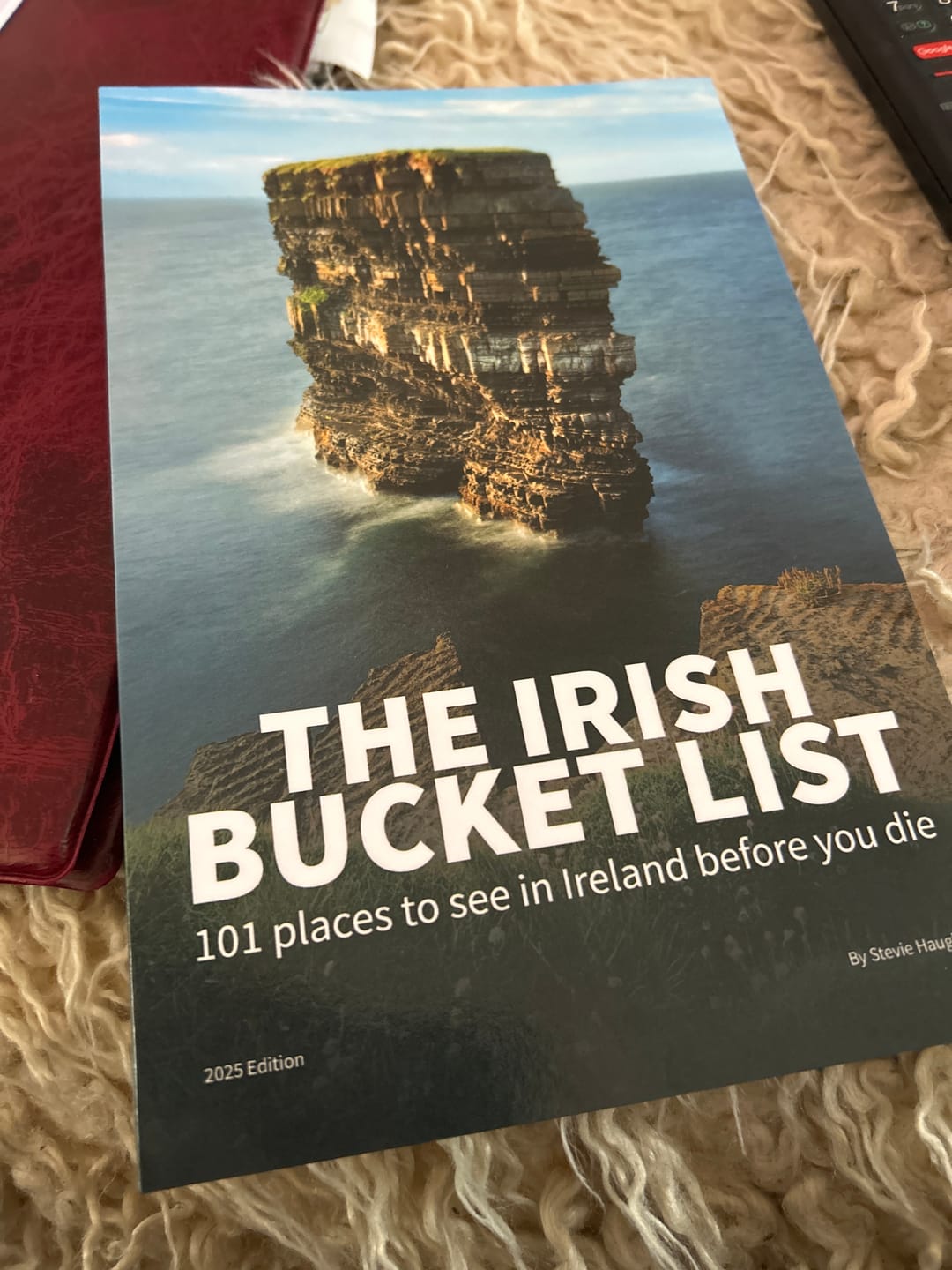 Customer photo review of The Irish Bucket List: 101 places to see in Ireland before you die
