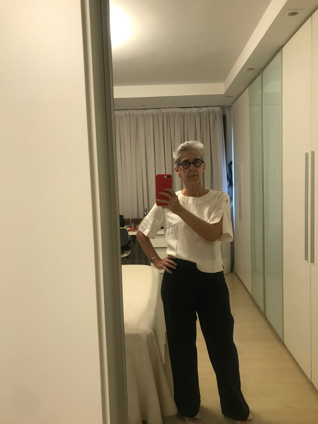 Customer photo review of Blusa Tulipa Off White