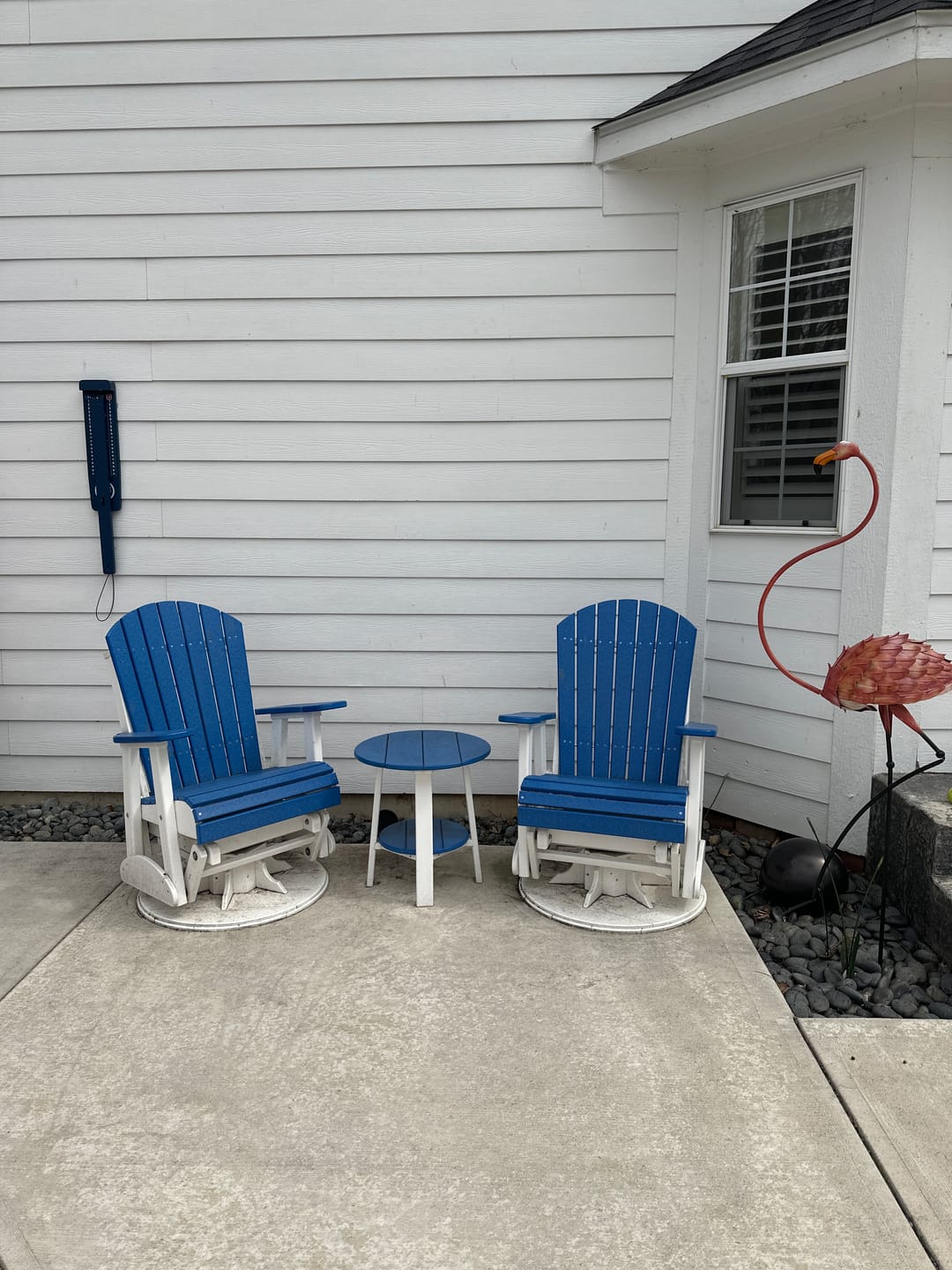 Customer photo review of LuxCraft 2' Adirondack Swivel Glider