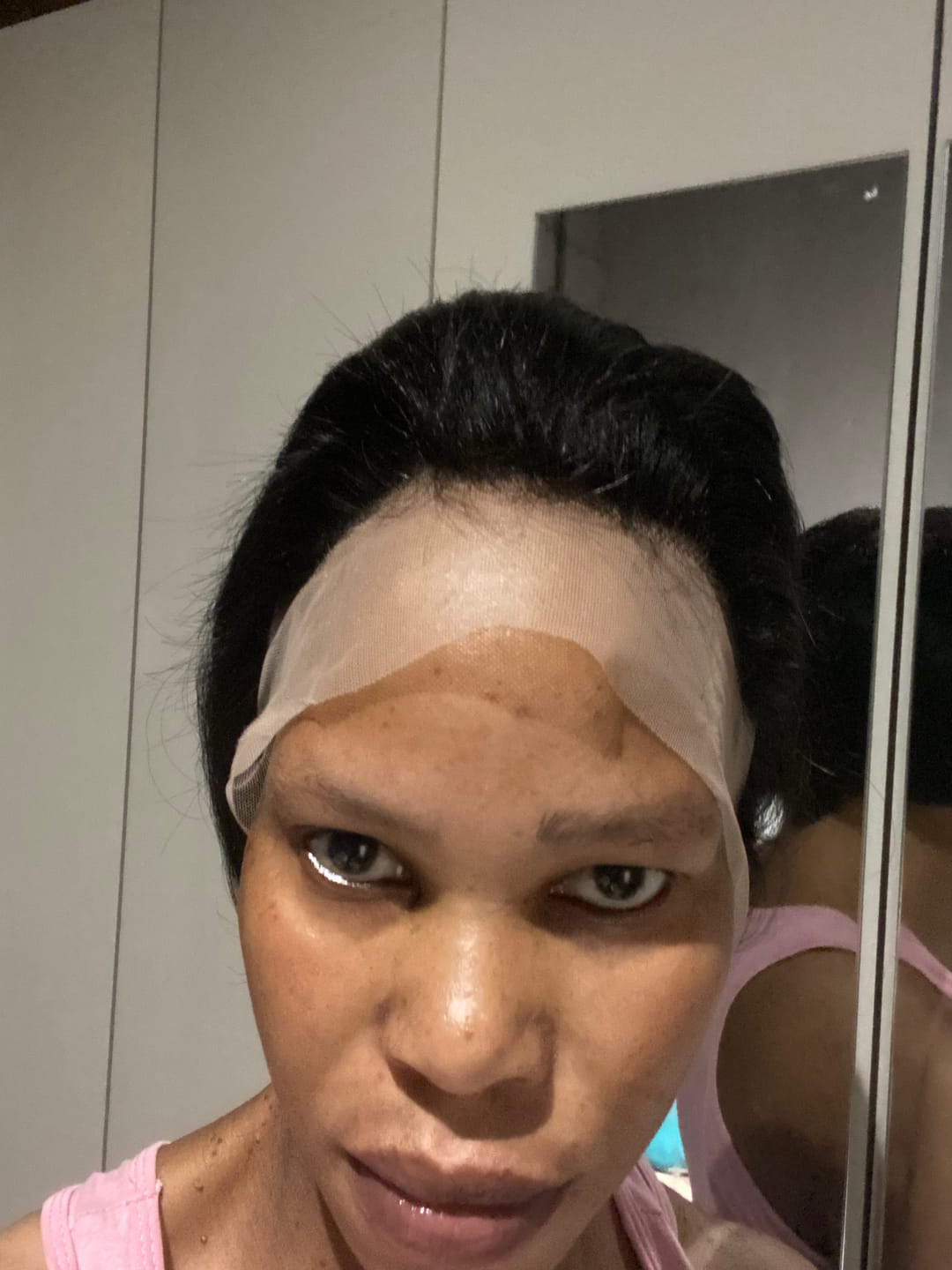 Customer photo review of Brazilian 13x4 Lace Frontal Wig Pixie Cut Col