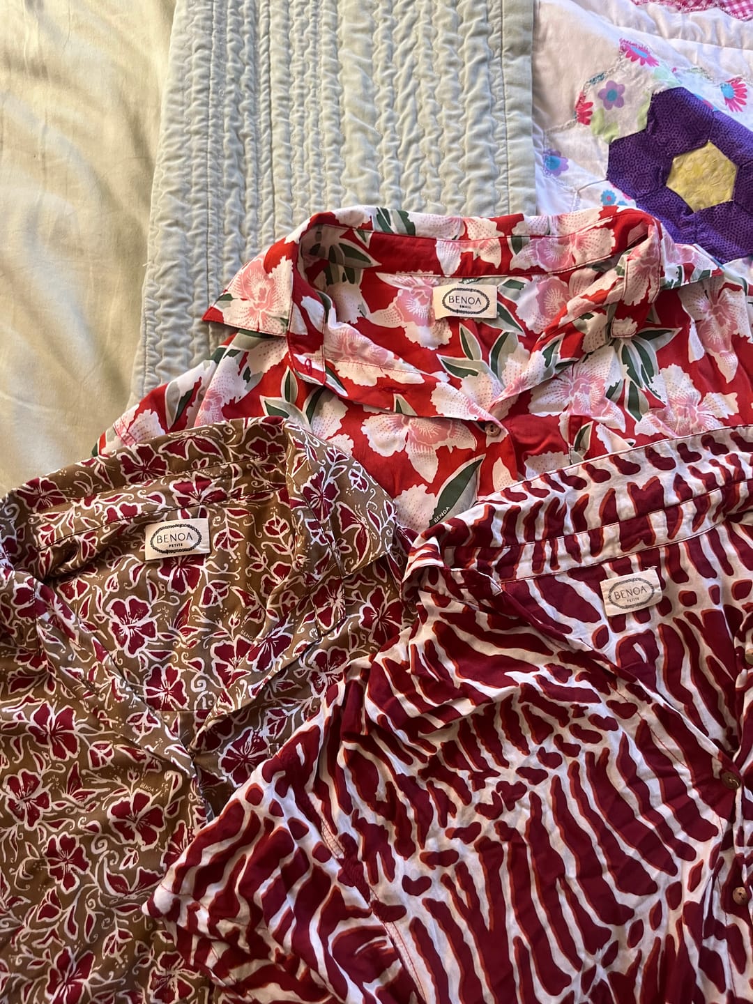 Customer photo review of Aloha Shirt Dress - Vintage Orchid