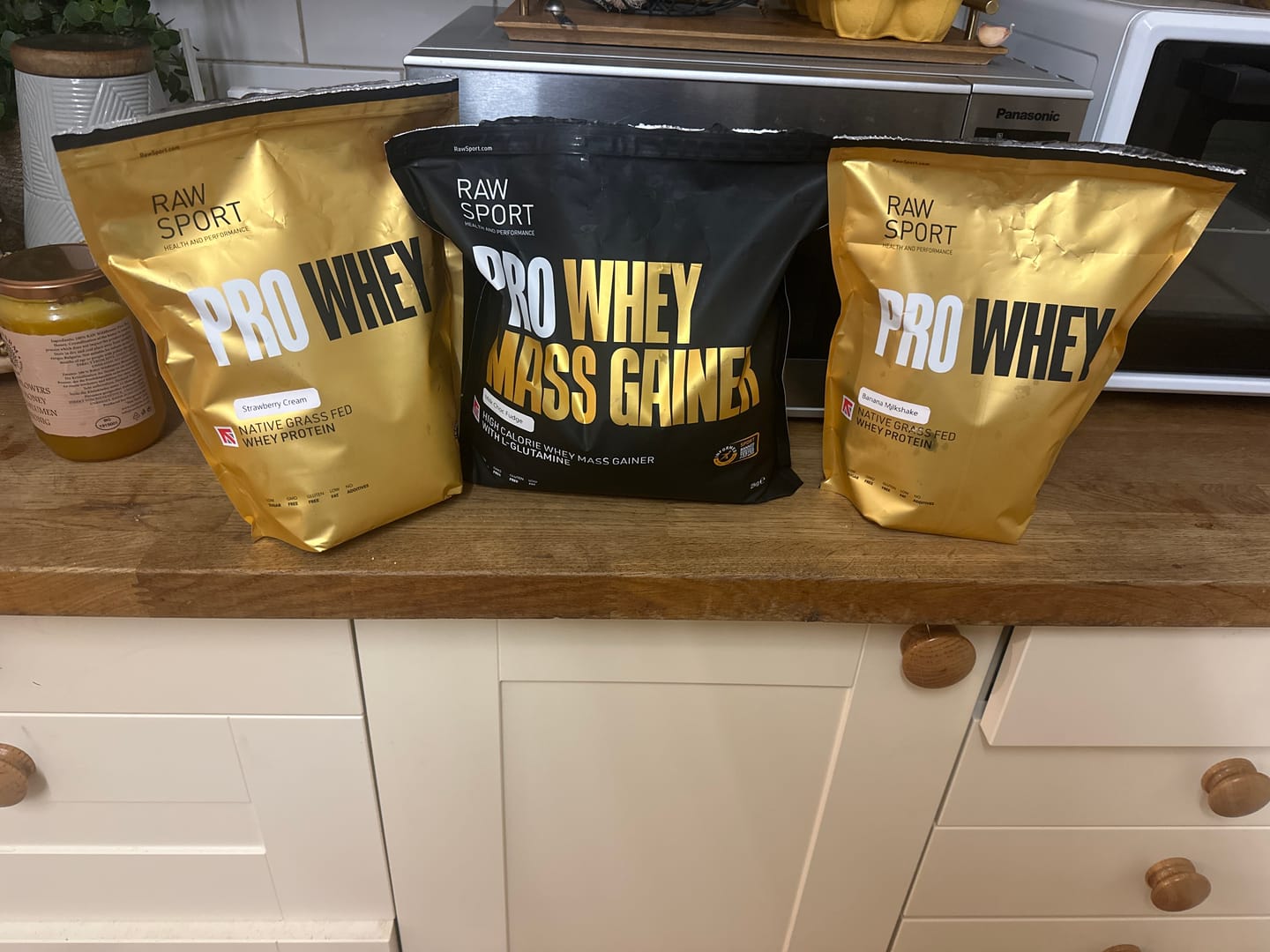 Customer photo review of Grass Fed Whey Protein Powder Pro