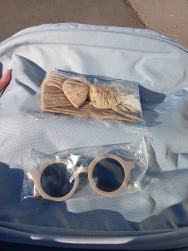 Customer photo review of Matching Headband And Glasses