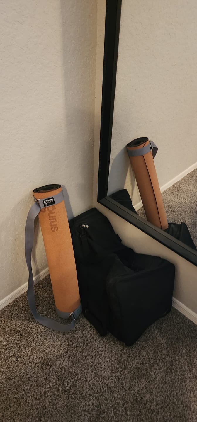 Customer photo review of Vine Sling Yoga Strap