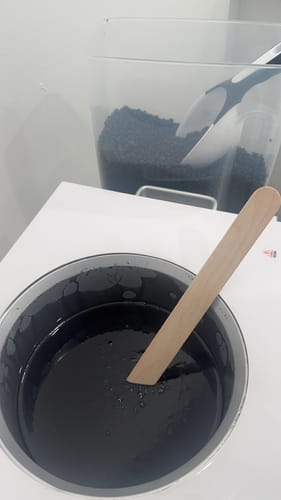 Customer photo review of Black Coral Hard Wax