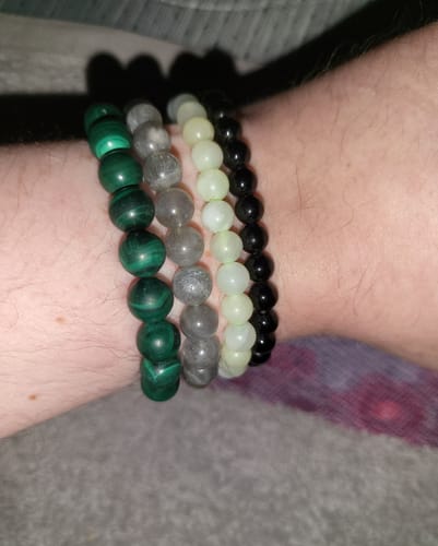Customer photo review of Bracelet Jade de Chine "Chance"