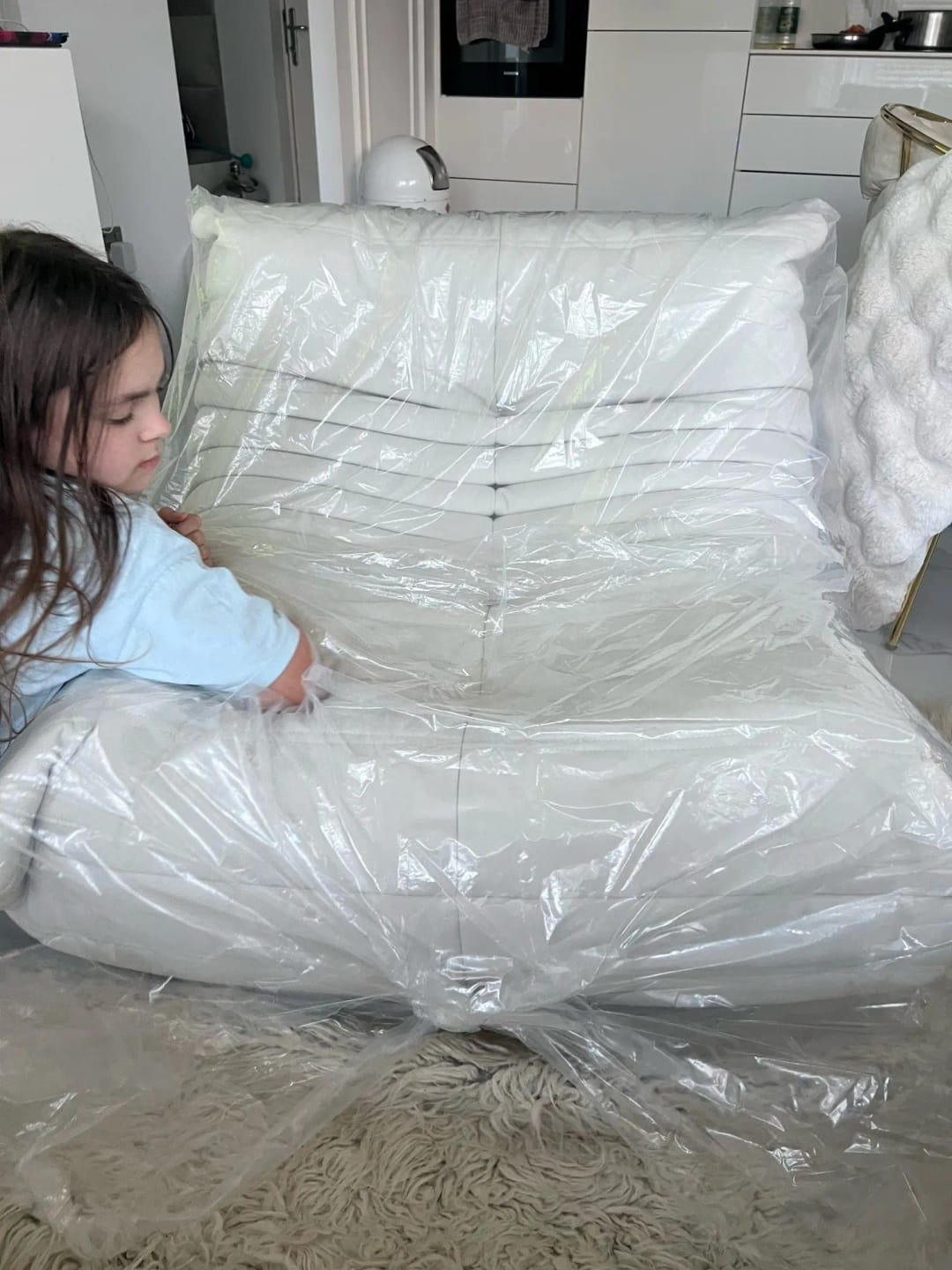 Customer photo review of Togo Chair Dupe - Leather Replica by Michel Ducaroy