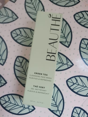 Customer photo review of Gel Nettoyant au Thé Vert