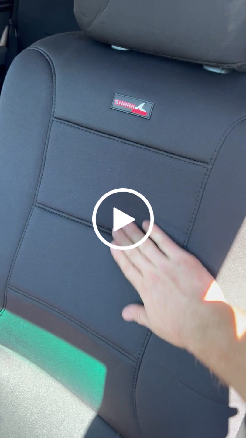 Customer video review of Sharkskin Seat Covers for Toyota Landcruiser 200 Series GXL (11/2007-06/2021)