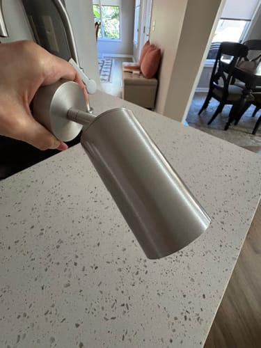 Customer photo review of Modern 1-Light GU10 Adjustable Ceiling Spot Light Track Light