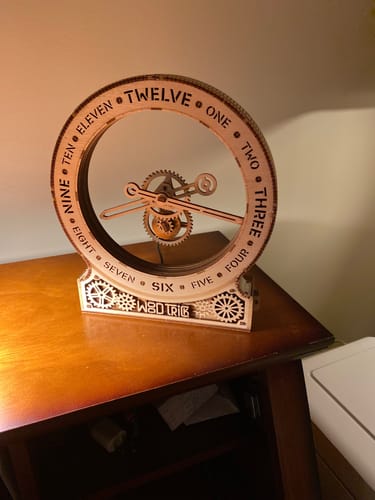 Customer photo review of Board 4 — Kinetic Clock: Modern