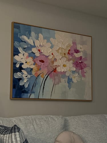 Customer review photo for COLORFUL PAINTING #CA125