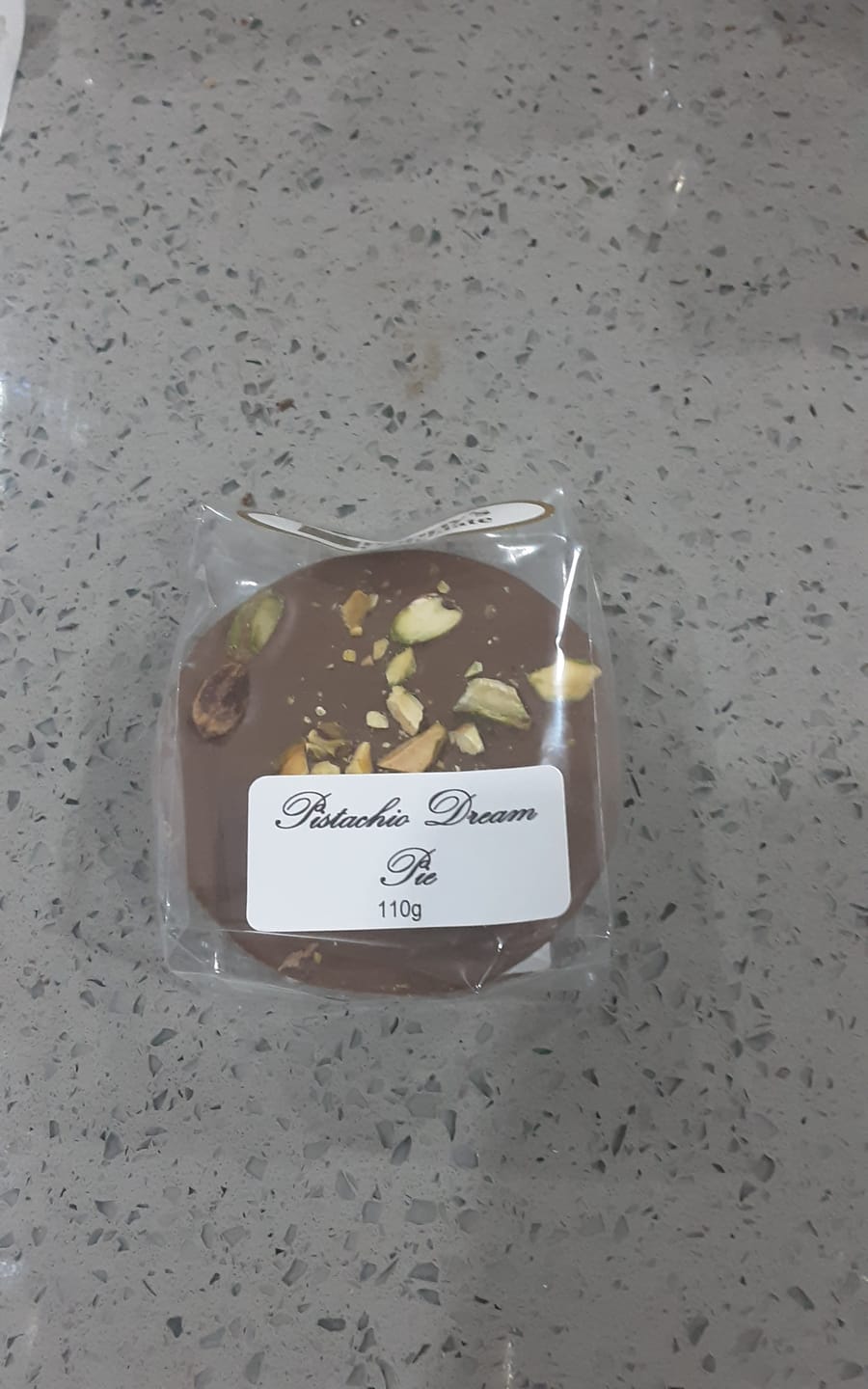 Customer photo review of LIMITED EDITION Pistachio Dream Pie
