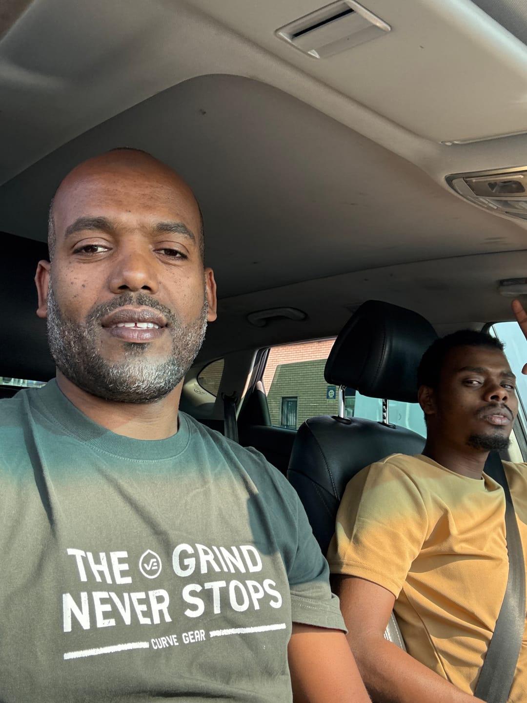 Customer photo review of Iconic W.O.R.K T-Shirt Navy