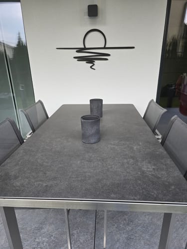 Customer photo review of Décoration murale en métal - Coucher du soleil