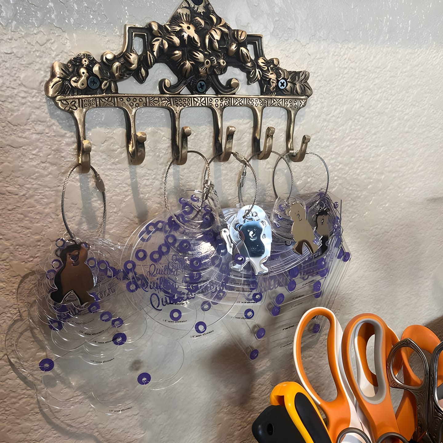 Customer photo review of Victorian Hook - Antique Brass