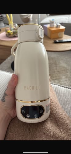 Customer photo review of Tragbarer Fläschchenwärmer + Milchpulverbox + Schnell-Ladegerät