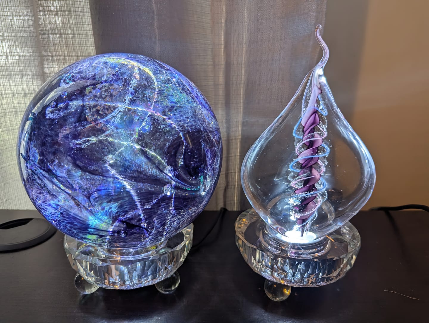 Customer photo review of Lucite Light Stand - White Light
