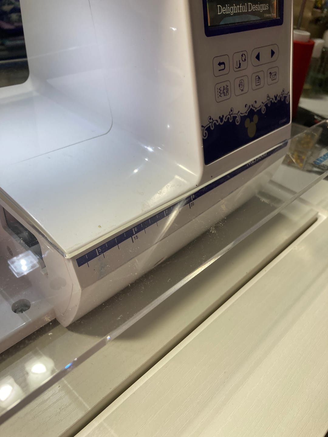 Customer photo review of Custom Sewing Machine Insert