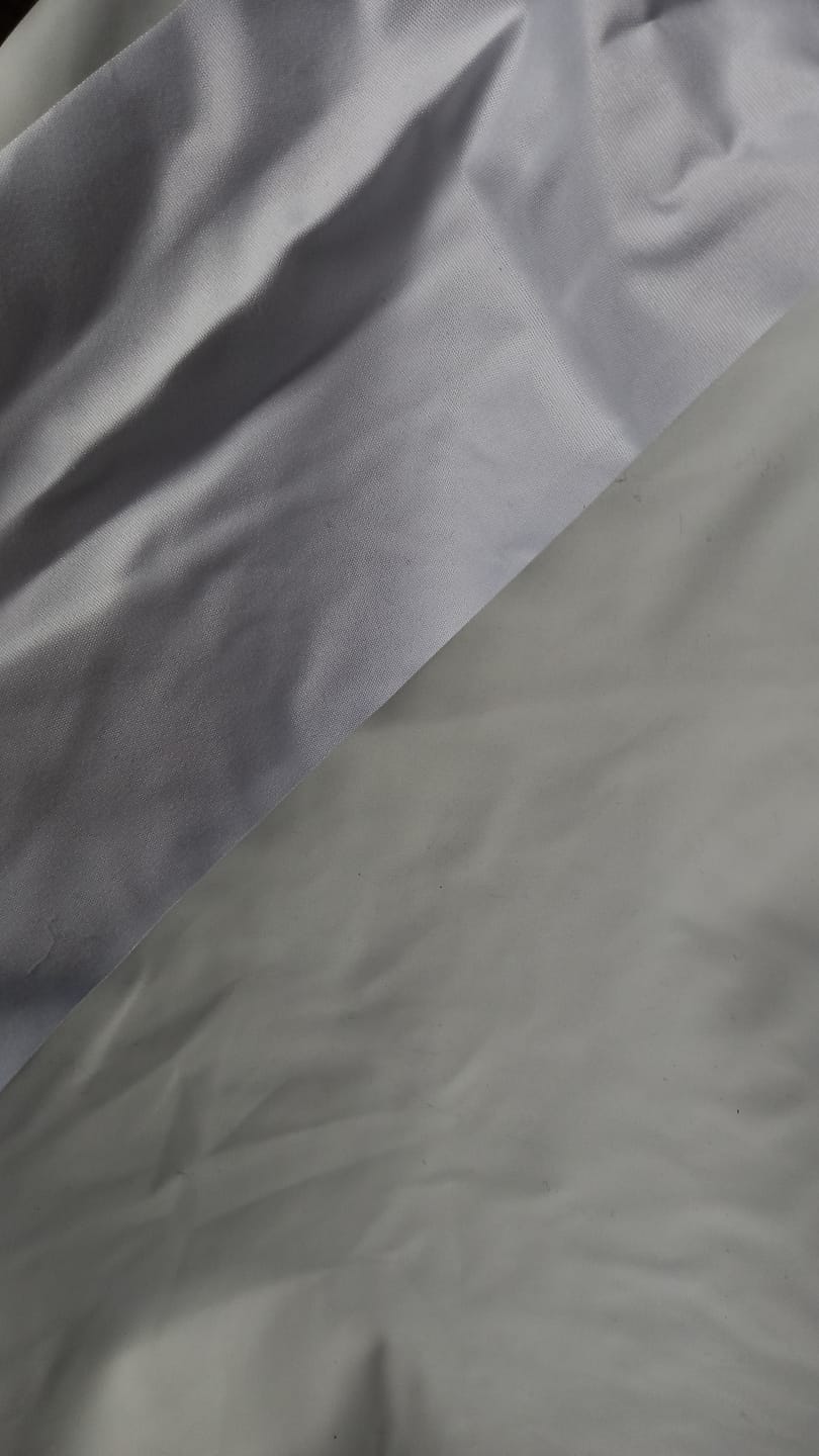 Customer photo review of Blackout Thermal Curtain Lining Fabric