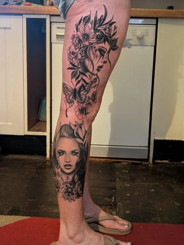 Customer photo review of Signature Tattoo Numbing Cream