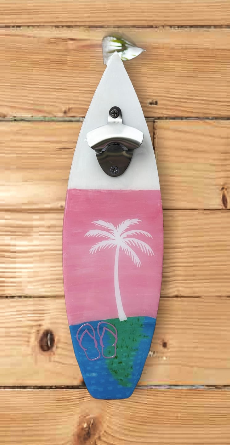 Customer photo review of Bigger Better | Unfinished Wood Surfboard Shape | DIY Craft Cutout |