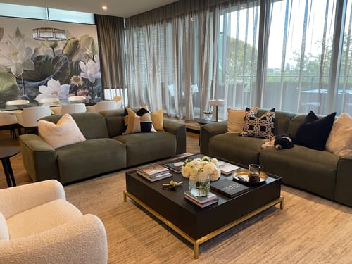 Customer photo review of Inter Gem Applique Black Lounge Cushion 55 x 55cm