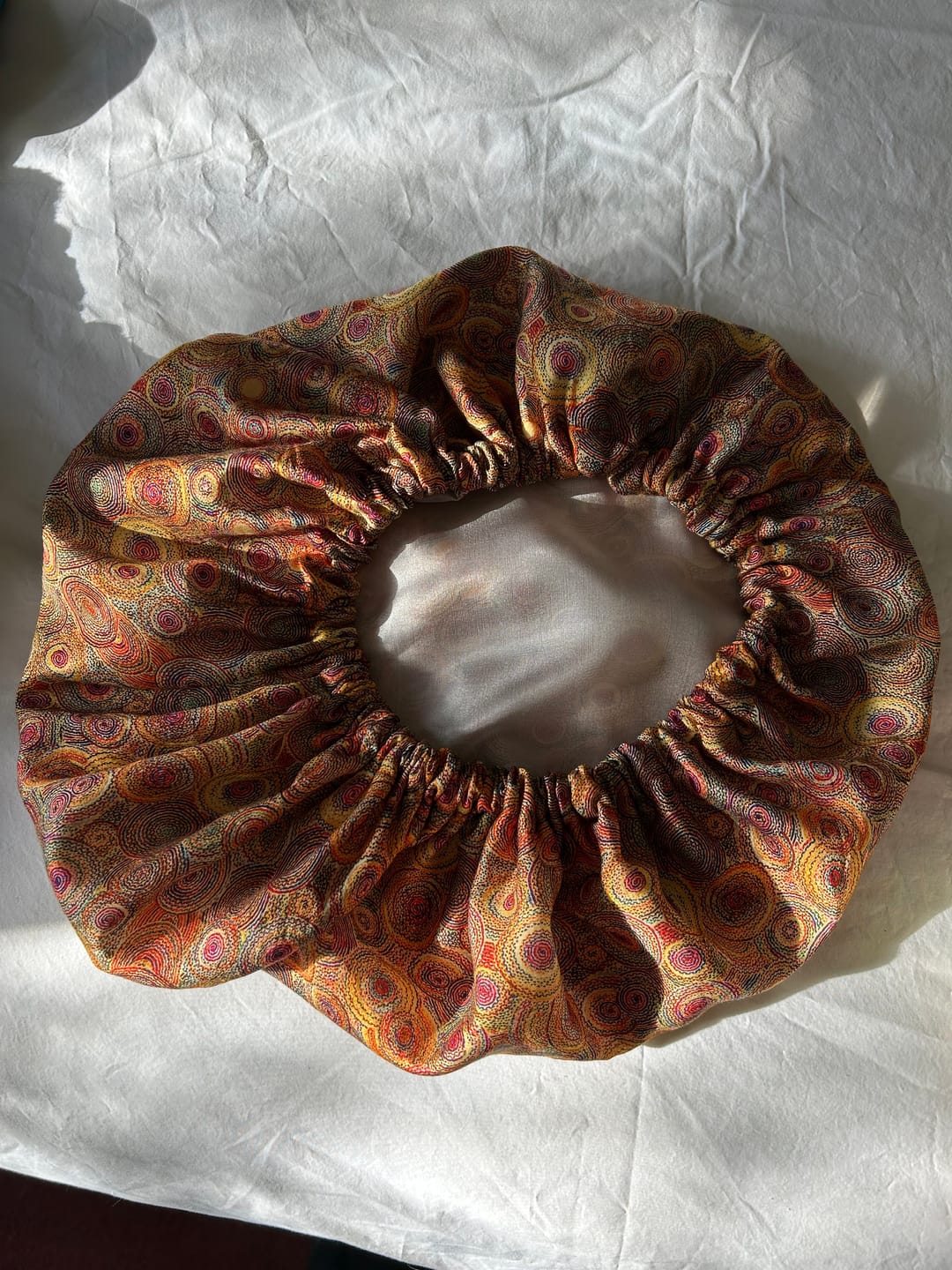 Customer photo review of Plain Ivory Lightweight 100% Silk Paj Fabric
