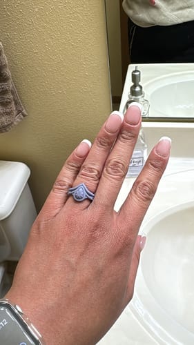 Customer photo review of Silicone Diamond - Pear Collection