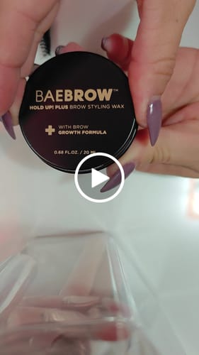 Customer video review of HOLD UP! PLUS Brow Styling Wax