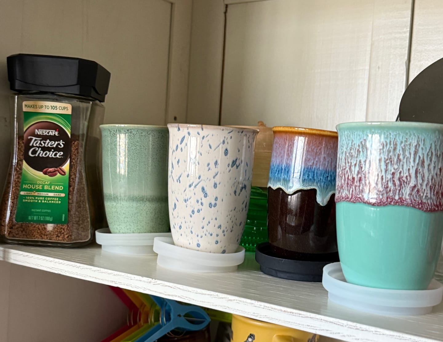 Customer photo review of Clear Lid and Sleeve for 12oz cup