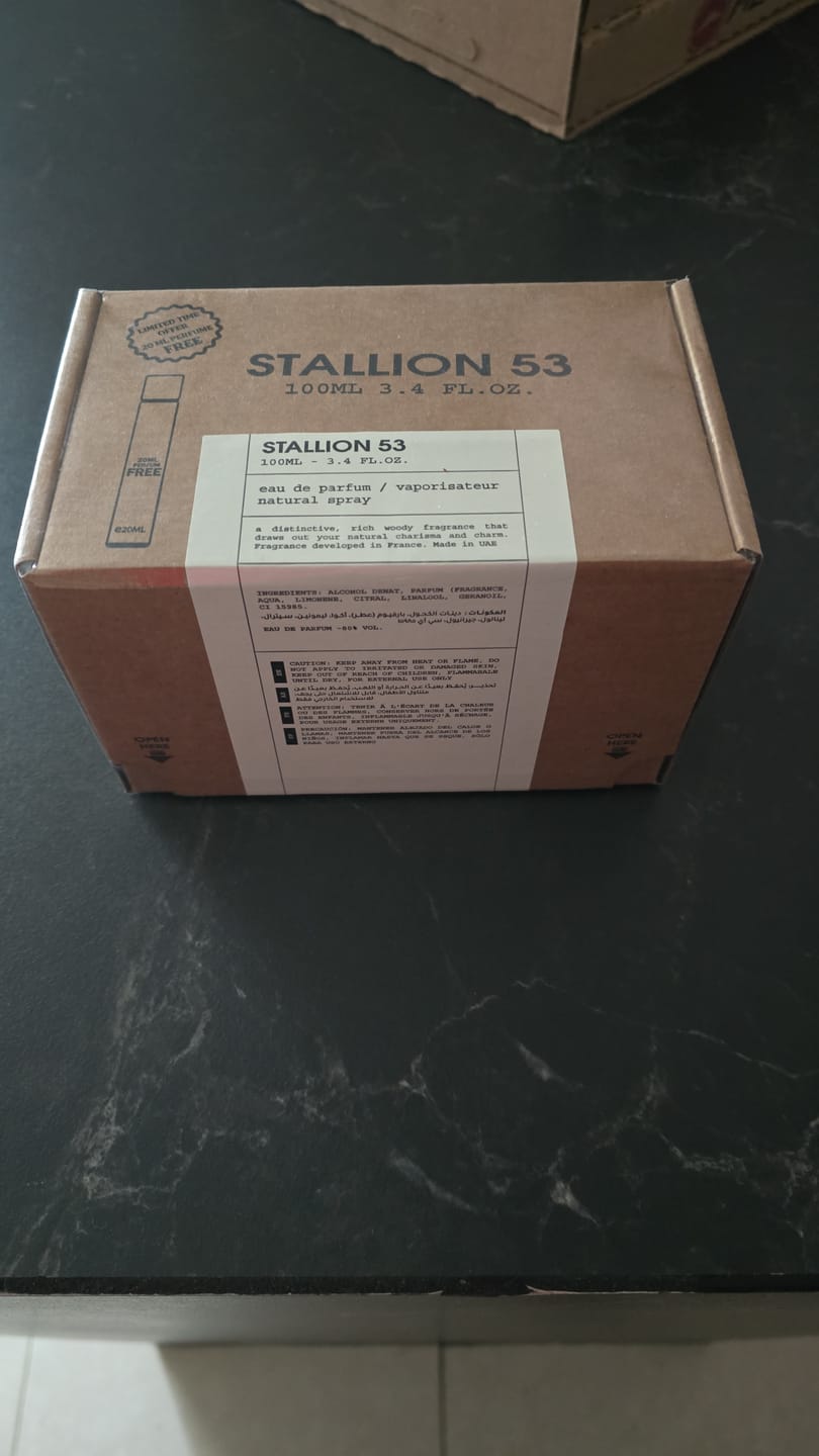 Customer photo review of Perfume Emper Stallion 53 100ml Edp Unisex