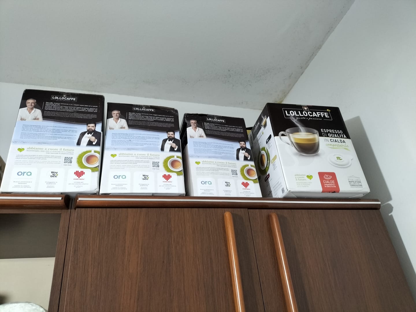 Customer photo review of Lollo Caffè Box 150 Cialde Caffè ESE System 44 mm, Miscela ARGENTO