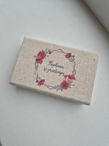 Customer photo review of Vintage fabric USB box