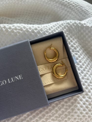 Customer photo review of April Earrings