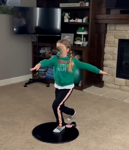 Customer photo review of Professional Portable Dance Floor / Turning Board / Tap / Ballet