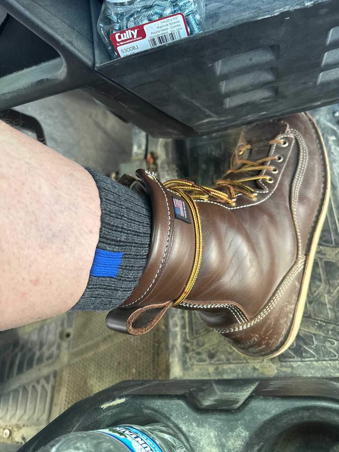 Customer photo review of Bluepacca Alpaca Socks