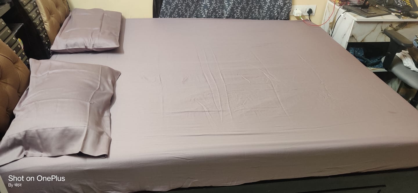 Customer photo review of Flo Super Soft Fitted Bedsheet