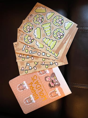 Customer photo review of Gingerbread Holiday Advent Calendar