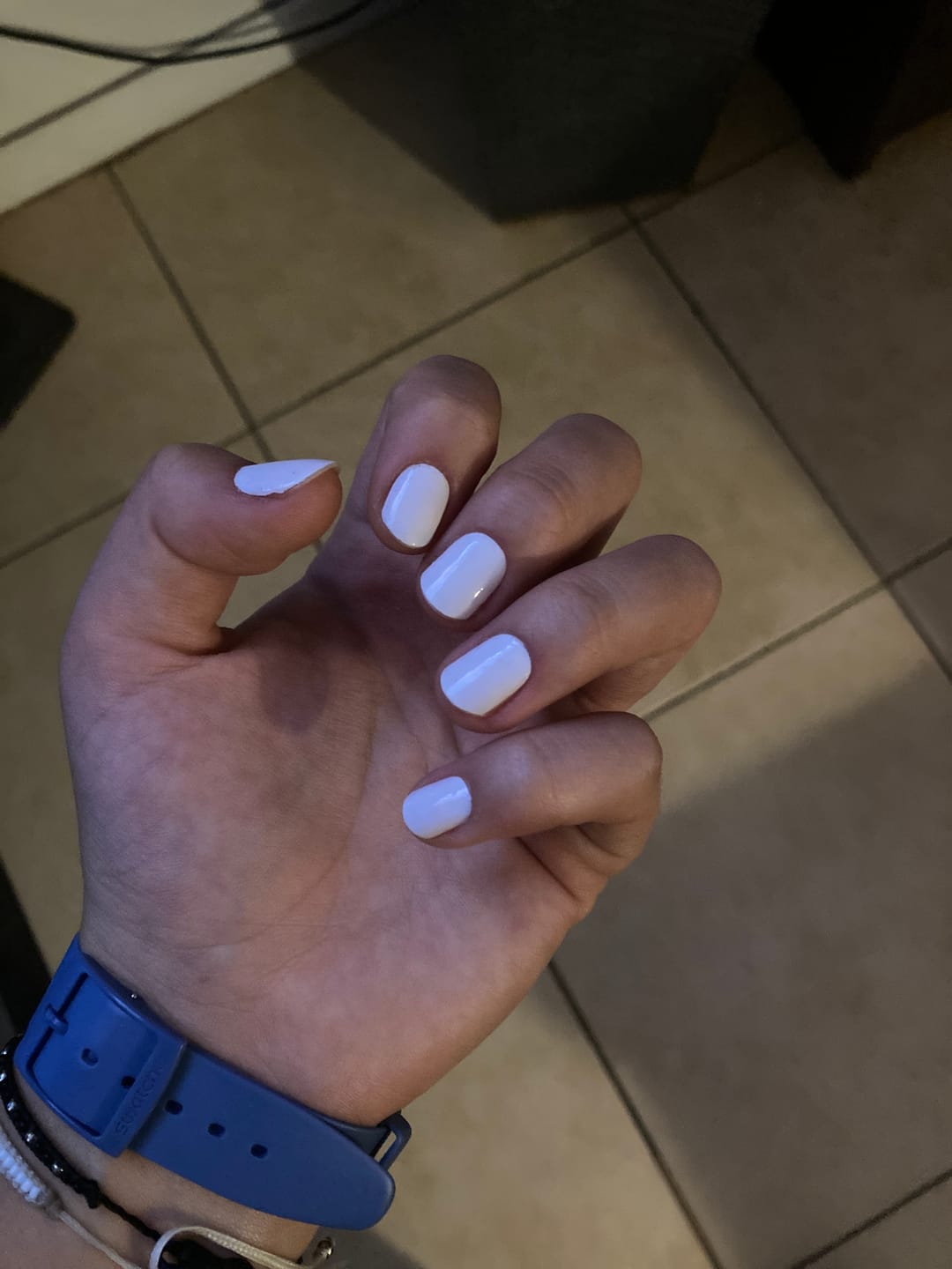 Customer photo review of Blanco Snow | Stickers de Esmalte