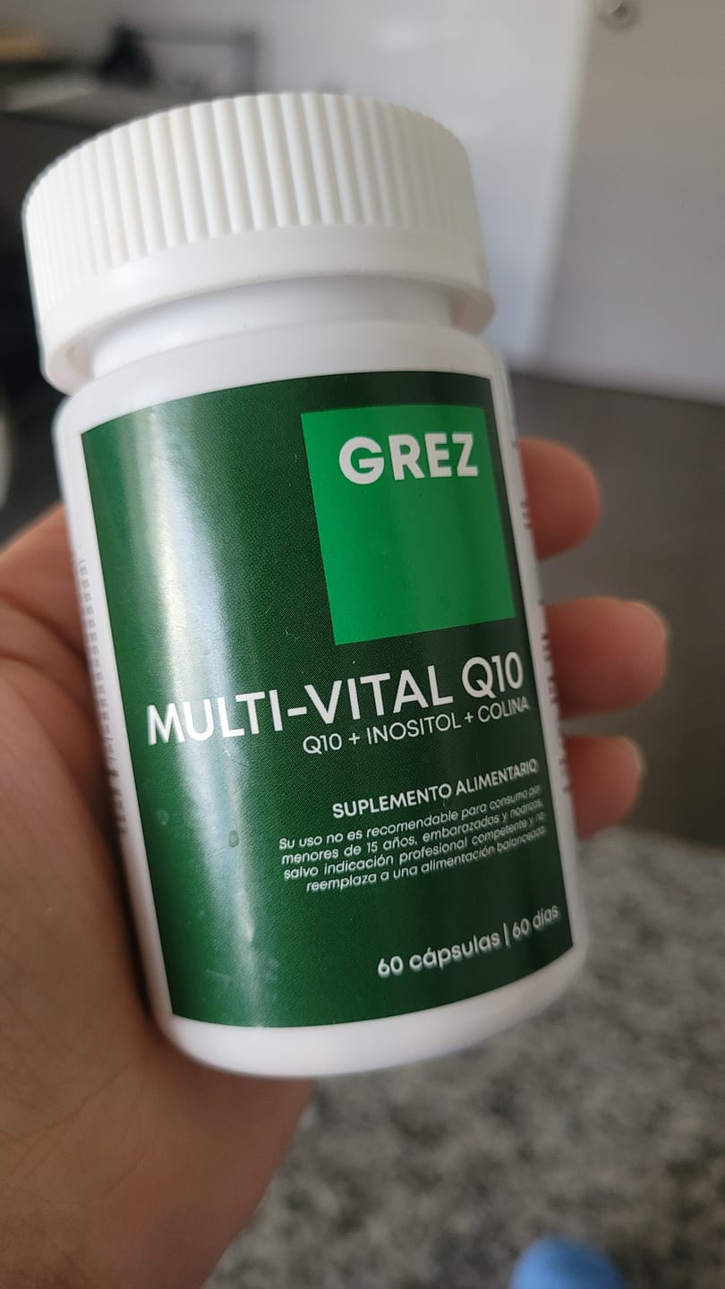Customer photo review of MULTI-VITAL Q10 - Vitaminas + Q10 + Inositol + Colina - 30 cápsulas