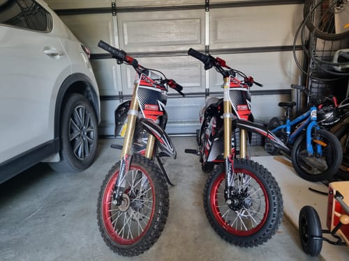 Customer photo review of 2400W Electric Dirt Bike TK1412-20 (seat height 680mm) (MY25)