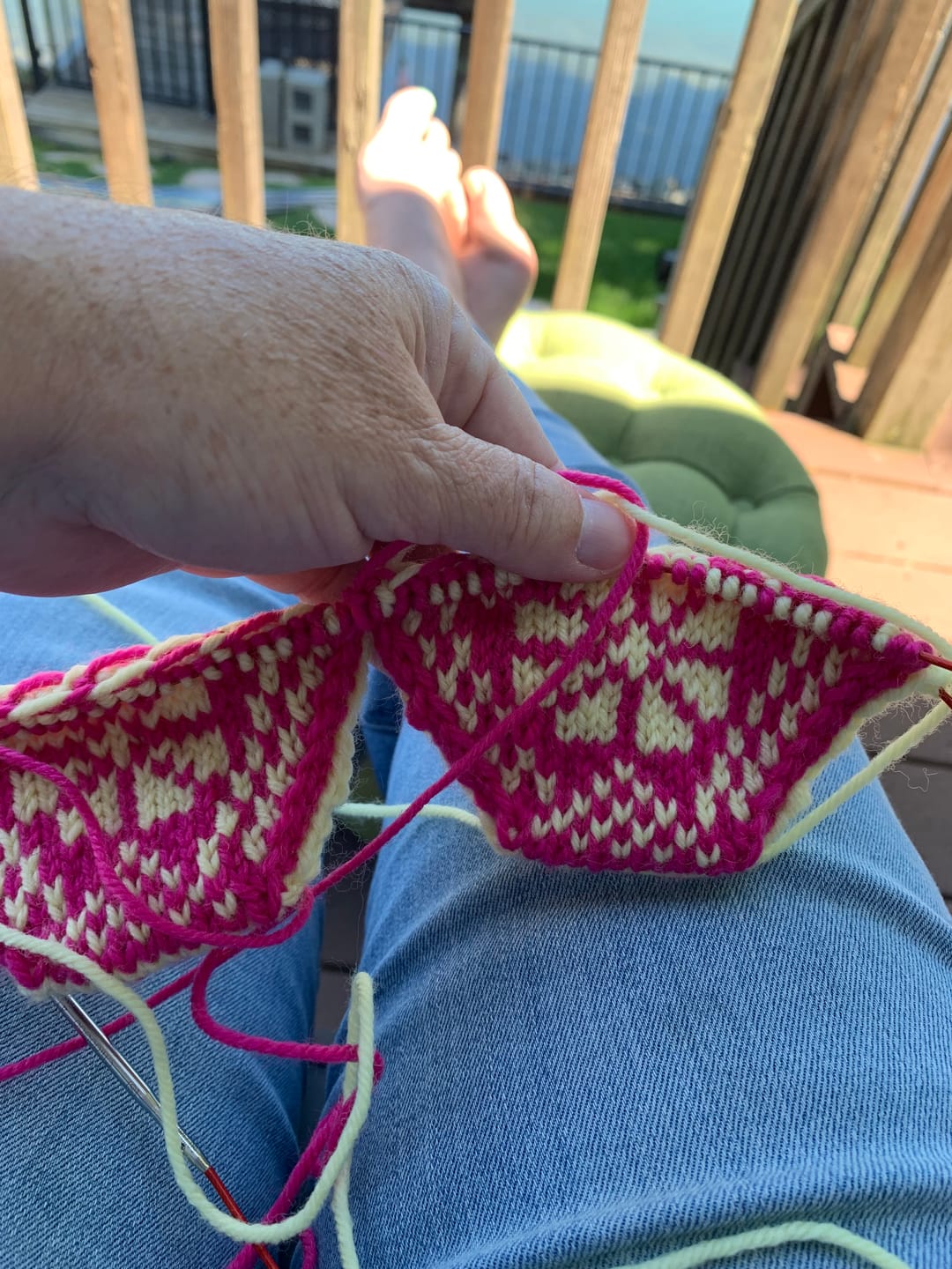 Customer photo review of Cascade 220 Superwash Wool Knitting Yarn