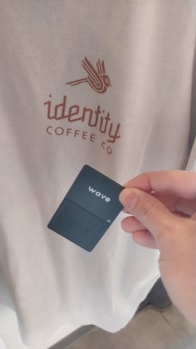 Customer photo review of Metal NFC Business Card